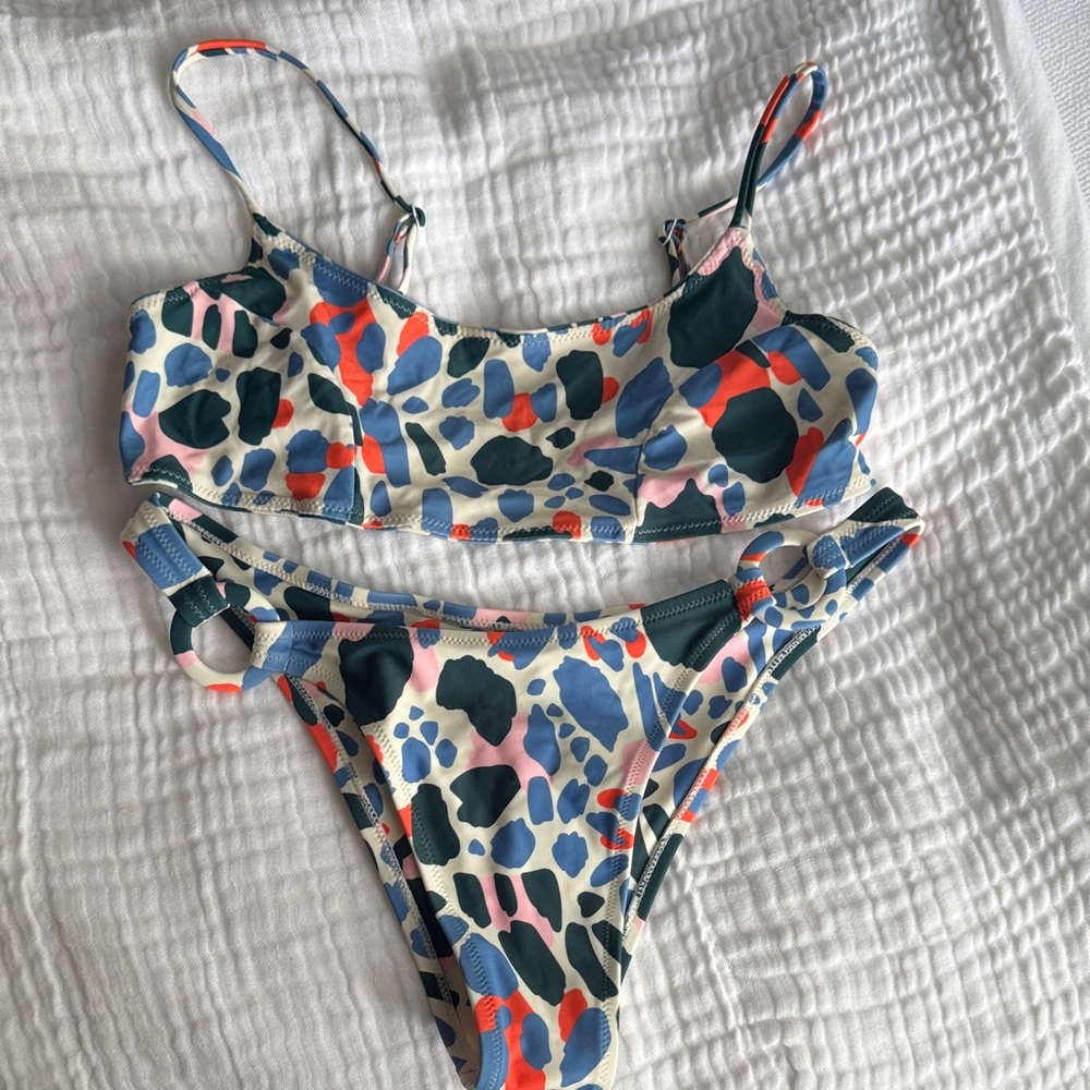 Blackbough Multicolor Patterned Bikini - image 1